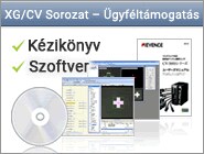 XG/CV Sorozat - Ügyféltámogatás Kézikönyv Szoftver