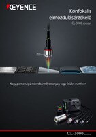 CL-3000 Sorozat Konfokális elmozdulásérzékelő Katalógus