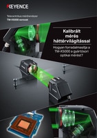Kalibrált mérés háttérvilágítással Hogyan forradalmasítja a TM-X5000 a gyártósori optikai mérést?