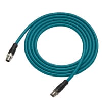 OP-88830 - Ethernet-kábel, X-kódolású 8 csatlakozótűs M12 kábelvégek, NFPA79-nek megfelelő, 0,3 m