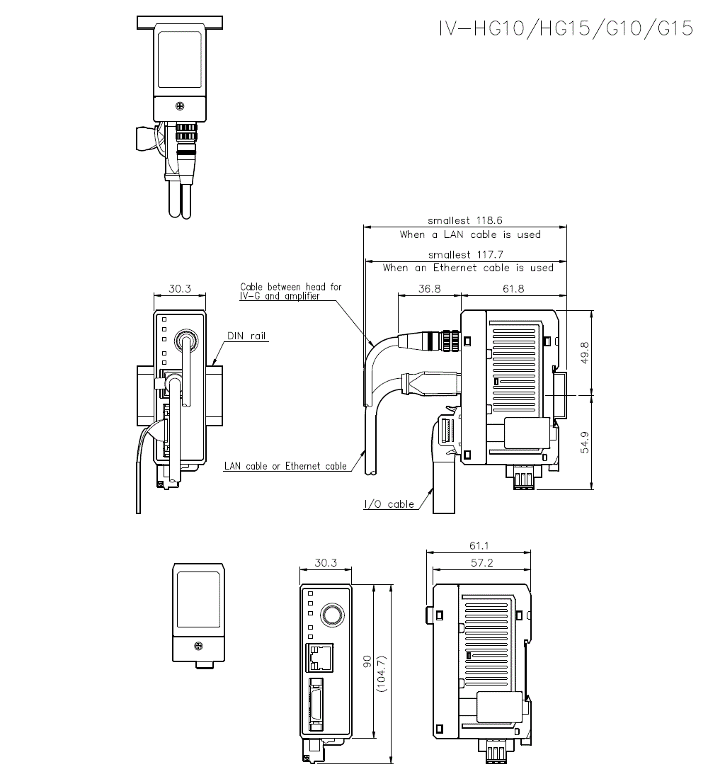 IV-G/HG/AMP Dimension