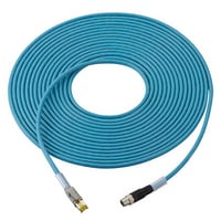 OP-88666 - Ethernet kábel (M12 X-kódolású, 8 tűs) NFPA79- kompatibilis 10 m