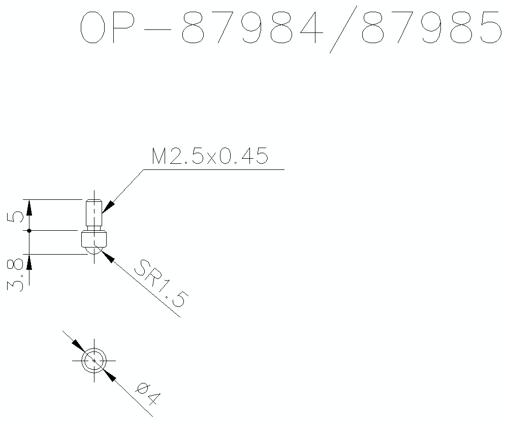 OP-87984/87985 Dimension