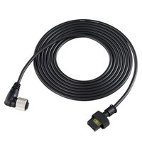 OP-88028 - Kábel érzékelő és vezérlő összekötéséhez, 4 érintkezős M12 csatlakozóhoz, L alakú, 10 m