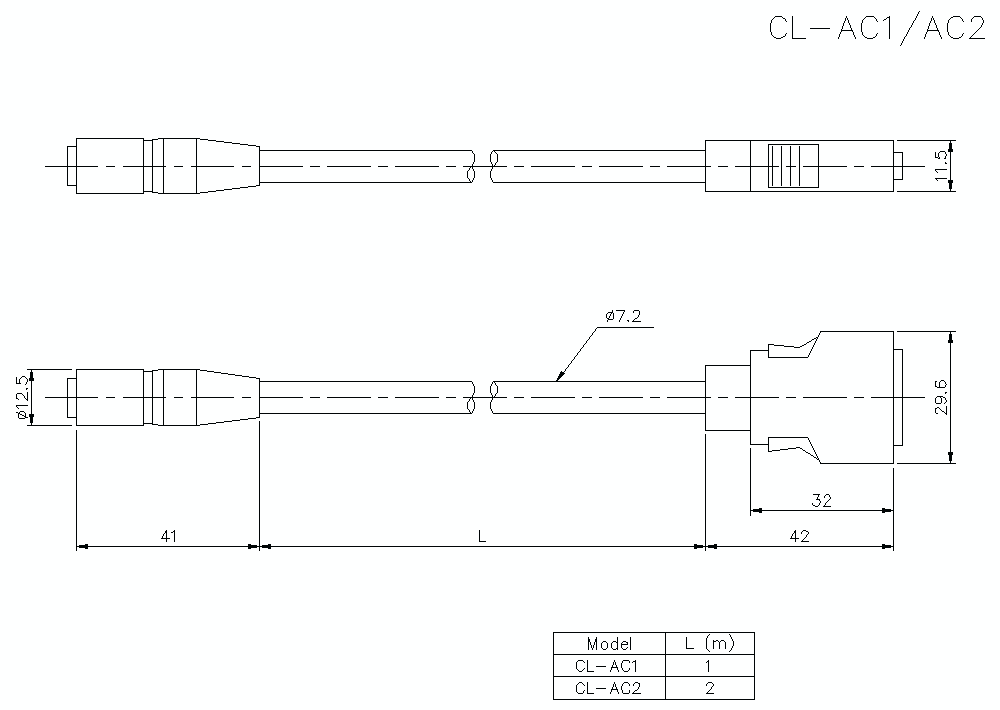 CL-AC1/AC2 Dimension