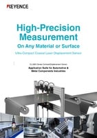 CL-3000 Series Confocal Displacement Sensor Application Suite for Automotive & Metal Components Industries