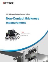 CL-3000 Series Confocal Displacement Sensor: Application Examples for Non-contact thickness measurement for steel plates & sheet-like objects