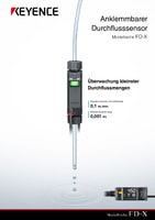 Modellreihe FD-X Anklemmbarer Durchflusssensor Katalog