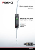 Série FD-X Débitmètre à clipser Catalogue