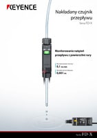 FD-X Series Clamp-on Micro Flow Sensor Catalogue