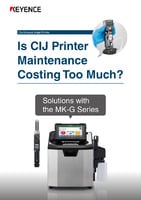 Solutions with the MK-G Series Is CIJ Printer Maintenance Costing Too Much?