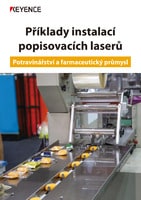 Příklady instalací popisovacích laserů Potravinářství a farmaceutický průmysl