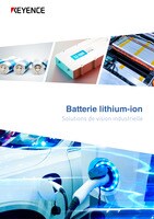 Batterie lithium-ion Solutions de vision industrielle
