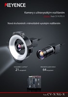 Řada CV-X/XG-X Kamery s ultravysokým rozlišením Katalog