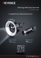 CV-X/XG-X sorozat Ultranagy felbontású kamerák Katalógus