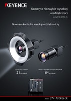 Seria CV-X/XG-X Kamery o niezwykle wysokiej rozdzielczości Katalog