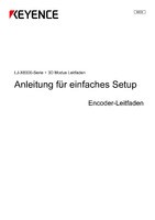 Modellreihe LJ-X8000 [3D Modus Leitfaden] Anleitung für einfaches Setup Encoder-Leitfaden