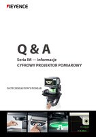 Seria IM Q & A: Seria IM — informacje CYFROWY PROJEKTOR POMIAROWY [Opracowanie]
