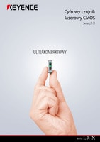 Seria LR-X Cyfrowy czujnik laserowy CMOS Katalog