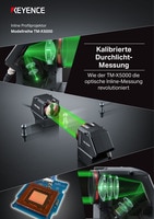 Kalibrierte Durchlicht- Messung Wie der TM-X5000 die optische Inline-Messung revolutioniert