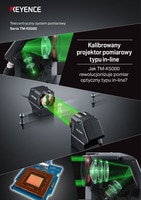 Kalibrowany projektor pomiarowy typu in-line Jak TM-X5000 rewolucjonizuje pomiar optyczny typu in-line?