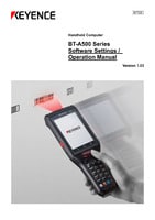 BT-A500 Series Software Settings / Operation Manual