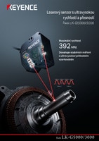 Řada LK-G5000/3000 Laserový senzor s ultravysokou rychlostí a přesností Katalog