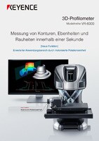 Modellreihe VR-6000 3D-Profilometer Katalog