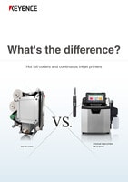 What's the difference? Hot foil coders and continuous inkjet printers