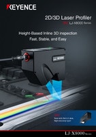 Seria LJ-X8000 Skaner laserowy 2D/3D Katalog