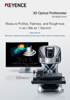 Řada VR-6000 Optický 3D profilometr Katalog