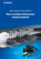 CL-3000 Series Stable inspection performed inline Non-contact thickness measurement