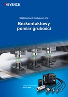 Seria CL-3000 Stabilna kontrola typu in-line Bezkontaktowy pomiar grubości