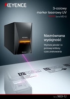Seria MD-U 3-osiowy marker laserowy UV Katalog