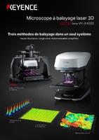 Série VK-X4000 Microscope à balayage laser 3D Catalogue