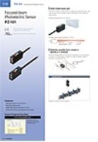 PZ-101 Series Built-in amplifier photoelectric sensors Catalogue