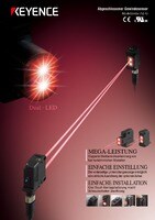 Modellreihe PZ-G Fotoelektrische Sensoren mit eingebautem Messverstärker Katalog