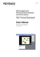 XG VisionTerminal Instrukcja obsługi dla użytkownika (Angielski)