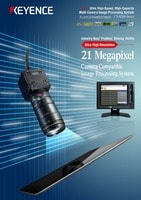 CV-X200 Reeks Ultra High-Speed, High-Capacity Multi-Camera Image Processing System Ondersteuning voor camera's met 21 miljoen pixels Catalogus (Engels)