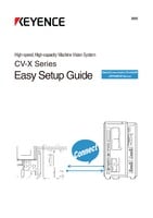 CV-X Series Easy Setup Guide Control/Communication EtherNet/IP (KEYENCE KV Series) (English)