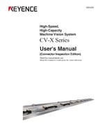 Modellreihe CV-X Benutzerhandbuch Ausgabe zur Anschlussüberprüfung (Englisch)