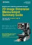 IM Series 2D Image Dimension Measurement Summary Guide