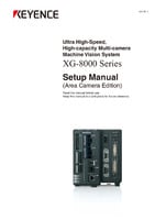 Série XG-8000 Manuel d'installation Caméra matricielle