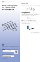 Modellreihe EM Kleine Näherungsgeber mit Kabelverstärker Katalog