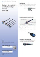 Série EZ Capteurs de proximité à amplificateur intégré à trois fils Catalogue