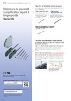 Série ES Détecteurs de proximité à amplificateur séparé à longue portée Catalogue