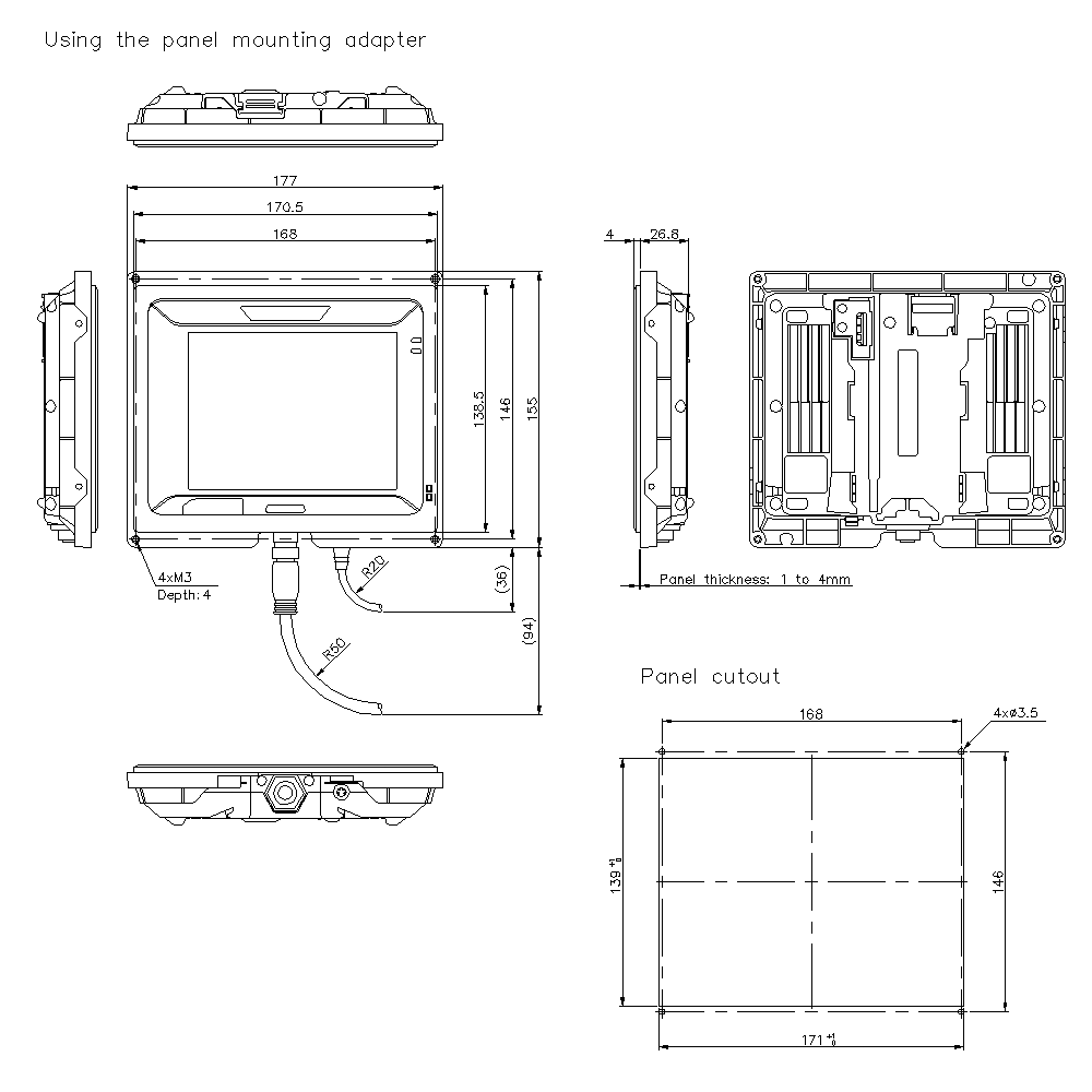 IV2-CP50_02 Dimension