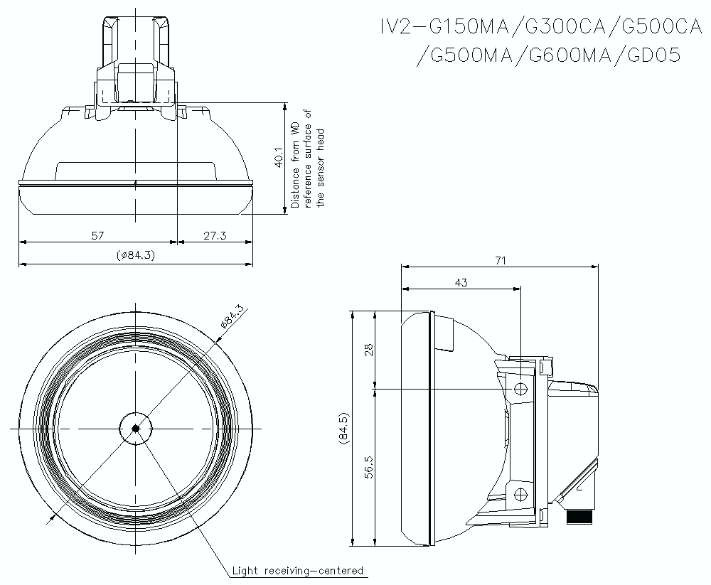 IV2-G150/G300/G500/G600/GD05 Dimension