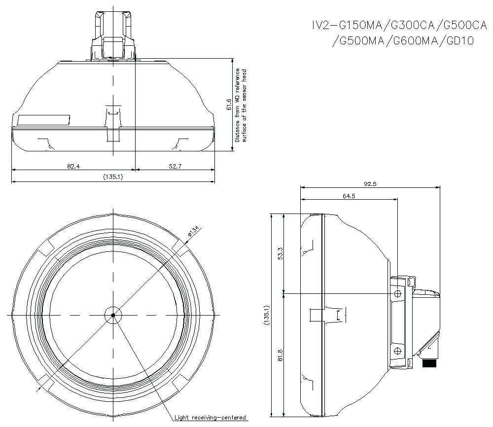 IV2-G150/G300/G500/G600/GD10 Dimension