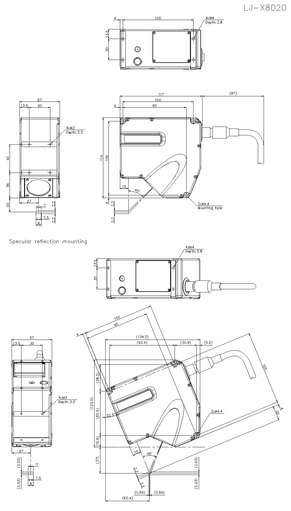 LJ-X8020 Dimension